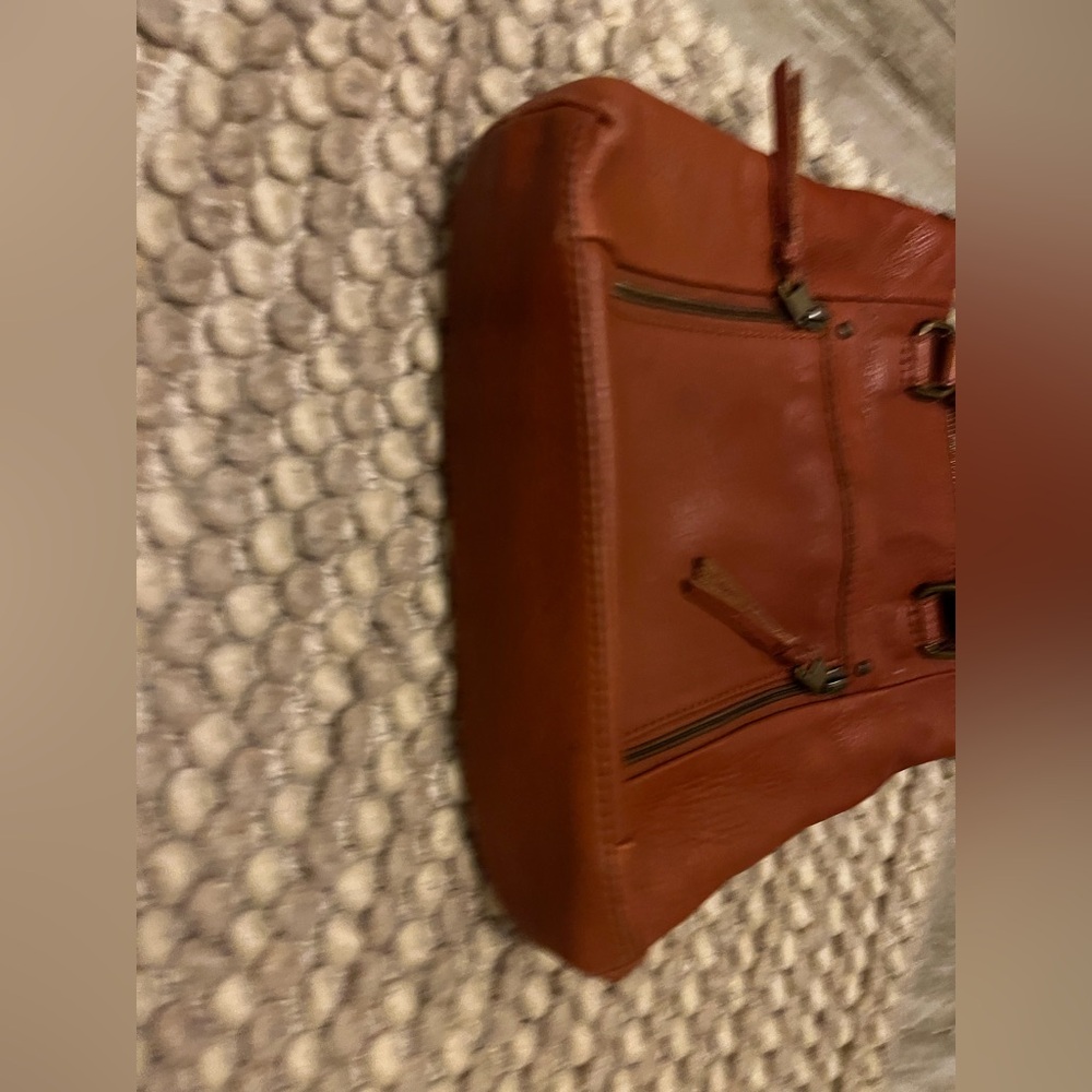 Tan The Sak crossbody purse genuine leather - Picture 2 of 9